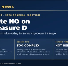 Irvine City News Slams Democrats of Greater Irvine Over Ranked Choice Voting Push