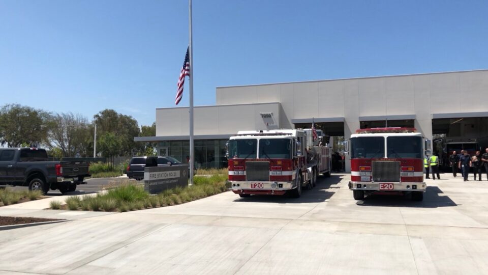 IRVINE GETS NEW FIRE STATION